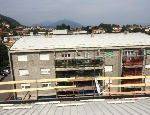 BONIFICA AMIANTO E RIFACIMENTO COPERTURE FABBRICATI ALER COMO IN ALBAVILLA
